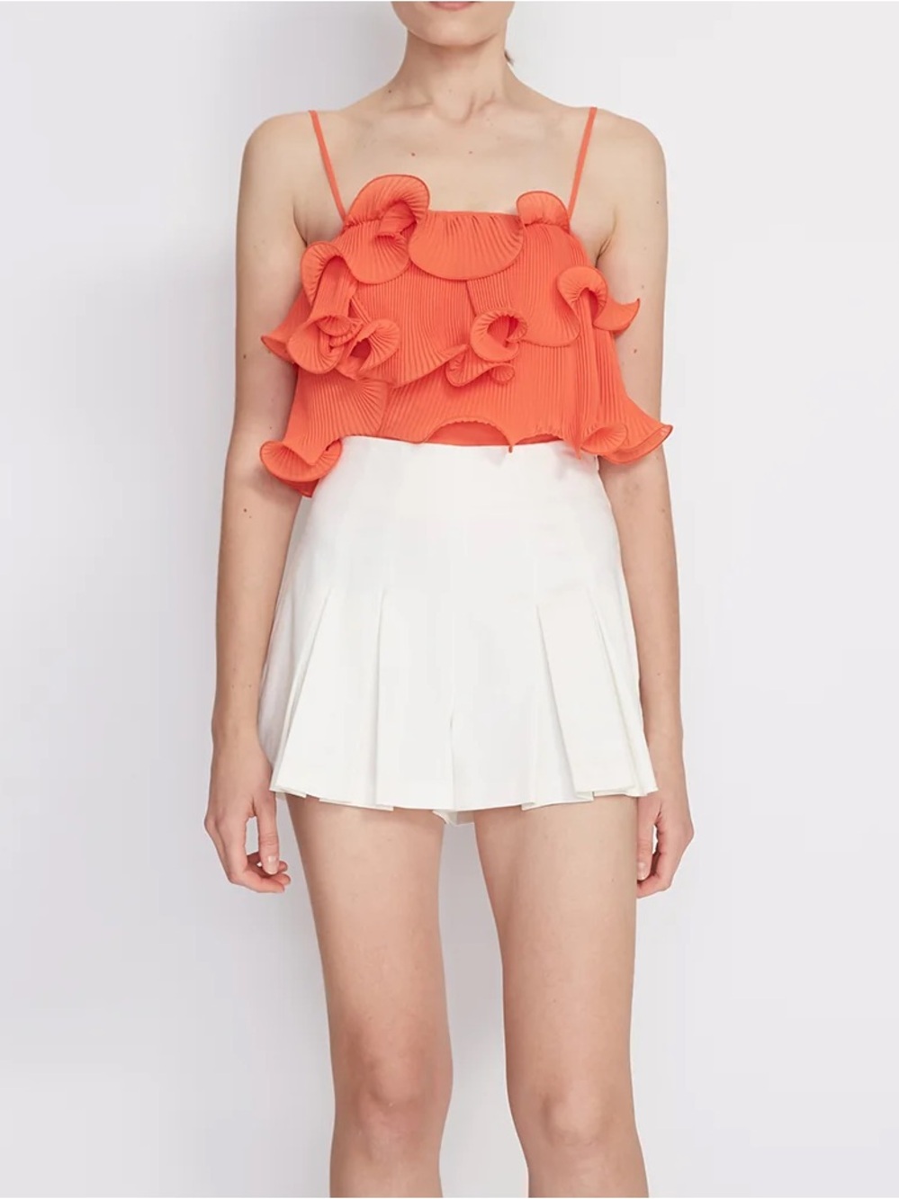 AMUR Ainsley Ruffle Top - Picture 2 of 7